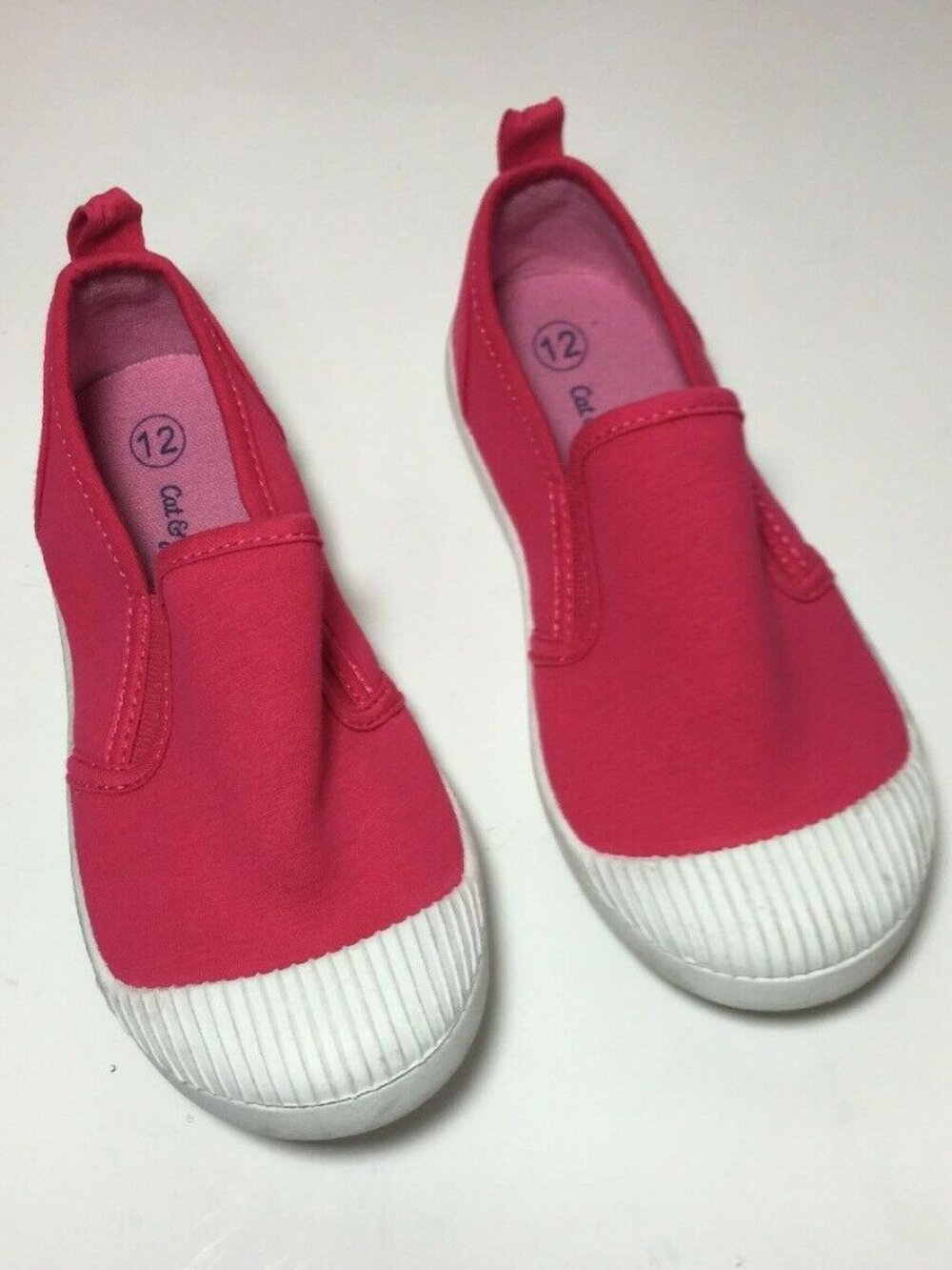 Toddler Girls Pink Sneakers Size 12 Cat And Jack Laif